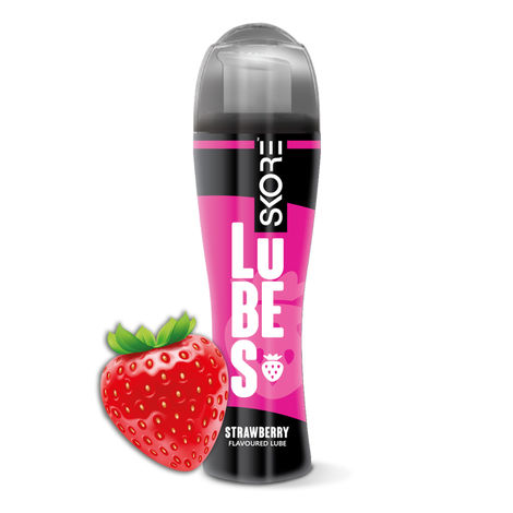Buy Skore Lubes Strawberry Flavoured | 50Ml-Purplle