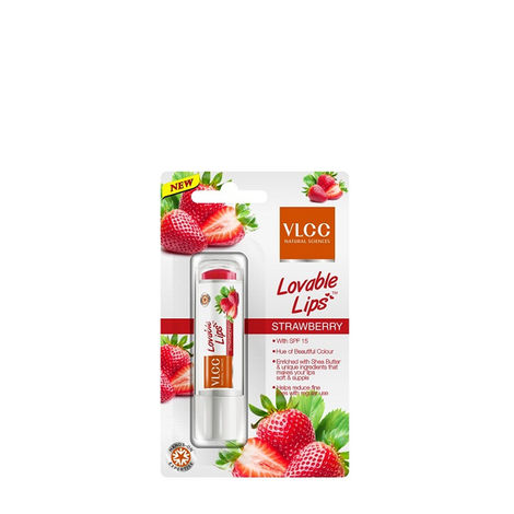 Buy VLCC Lovable Lips Strawberry (4.5 g)-Purplle