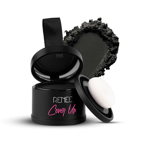 Buy RENEE Cover-Up Hair Powder- Black Helps Cover Grey Roots & Bald Spots Instantly Highly Pigmented For Fuller and Denser Hair Long-Lasting & Natural Matte Finish 4 gm-Purplle