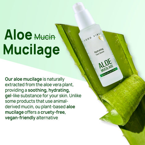 Good Vibes Hydrating Aloe Mucilage Face Serum 50 ml