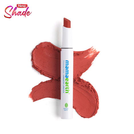 Buy Mamaearth Moisture Matte Longstay Lipstick with Avocado Oil & Vitamin E - 14 Peach Nude - 2 gm-Purplle