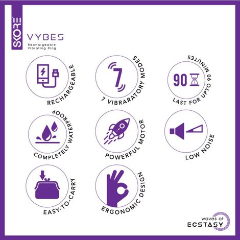 Skore Vybes Vibrating Ring | Pack Of 1 Skore Vybes Vibrating Ring | Pack Of 1