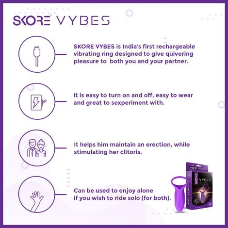 Skore Vybes Vibrating Ring | Pack Of 1 Skore Vybes Vibrating Ring | Pack Of 1