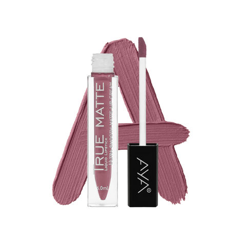 Buy AYA True Matte Liquid Lipstick, Ultra Smooth Matte Lip Cream, 01 Pink, 6 ml-Purplle