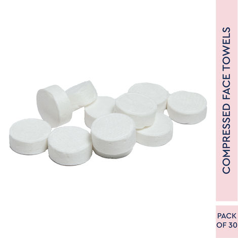 Buy GUBB Compressed Face Towel - Pack of 30 Coin Tissues-Purplle