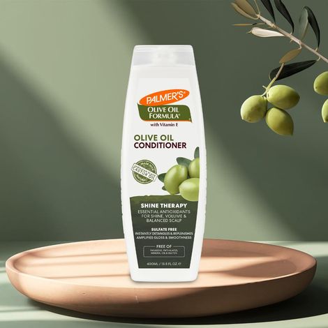 Buy Palmer's Olive Oil Formula with Vitamin E Shine Therapy Conditioner 400ml-Purplle