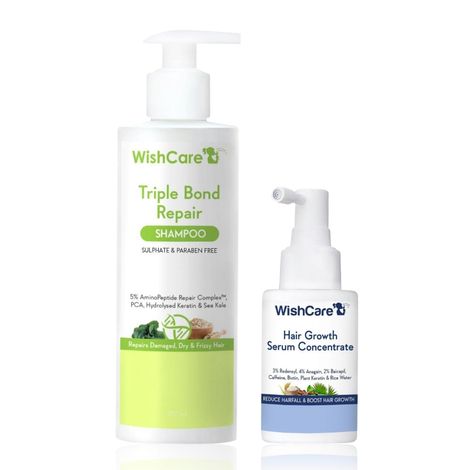 Buy Wishcare Hair Repair & Growth Combo (Growth Serum 30 ml + Shampoo 250 ml)-Purplle
