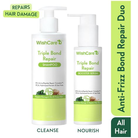 Buy Wishcare Triple Bond Duo (Shampoo 250 ml + Conditioner 100 ml)-Purplle