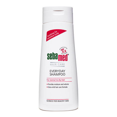 Buy Sebamed Everyday Shampoo,200 ml|PH 5.5|Normal to dry hair| Extra mild formula|Gives moisture & volume-Purplle