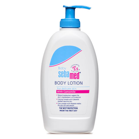 Buy Sebamed Baby Body Lotion 400 ml|Ph 5.5|Camomile & Allantoin| Dermatalogically tested| Sensitive skin-Purplle