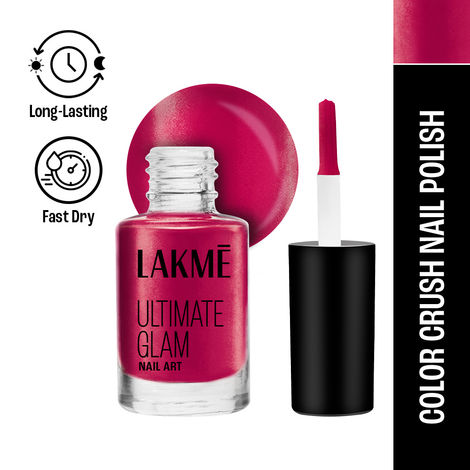 Buy Lakme Color Crush Nail Art - Burgundy M5 (6 ml)-Purplle