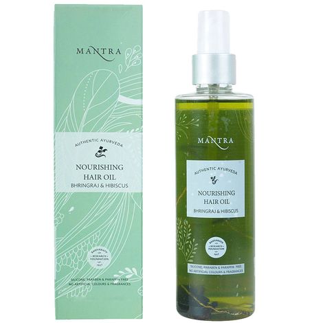 Buy Mantra Bhringraj and Hibiscus Nourishing Hair Oil 100 ml-Purplle