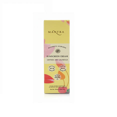 Buy Mantra Herbals Saffron And Calendula Sun Cream (100 ml)-Purplle