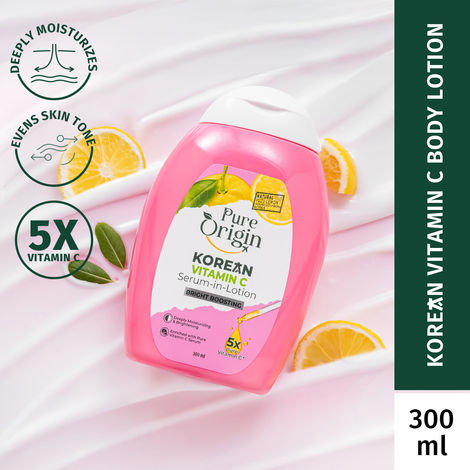 Buy Pure Origin Korean Vitamin C Bright Boosting Body Lotion 300 ml-Purplle