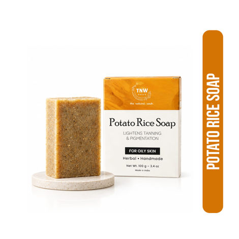 Buy TNW The Natural Wash Handmade Potato Rice Soap For Tanning and Pigmentation (100 gm)-Purplle