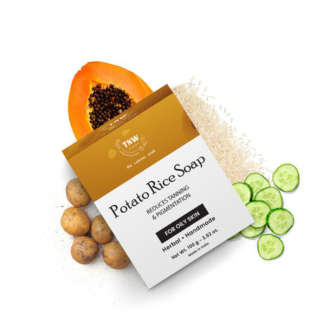 Buy TNW The Natural Wash Handmade Potato Rice Soap For Tanning and Pigmentation (100 gm)-Purplle