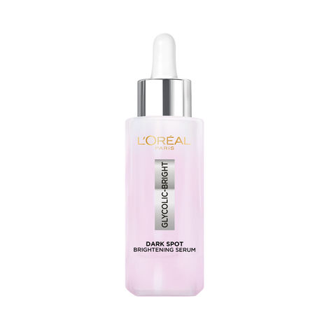 Buy L'Oreal Paris Glycolic Bright 8% [Melasyl + Glycolic + Niacinamide] face serum for Dark Spot & Brightening, 30 ml-Purplle