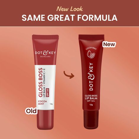 Dot & Key Cocoa Lip Balm with Shea Butter for naturally glowing and  hydrated lips| SPF 30 & Vitamin C+E|reduces flakiness|for dry lips - 12g