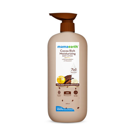 Buy Mamaearth Cocoa Rich Moisturizing Body Lotion 400ml-Purplle