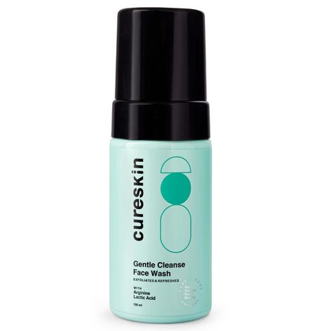 Buy Cureskin Gentle Cleanse Face Wash with Lactic Acid AHA Foam Pack for Unisex, 100 ml (Pack of 1)-Purplle