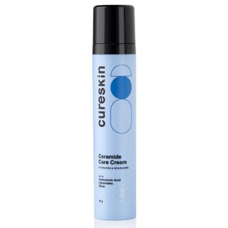 Buy Cureskin Ceramide Care Cream SPF 40 PA+++ Anti-Aging & Skin Barrier Strengthening Moisturiser With Hyaluronic Acid (50 gm)-Purplle