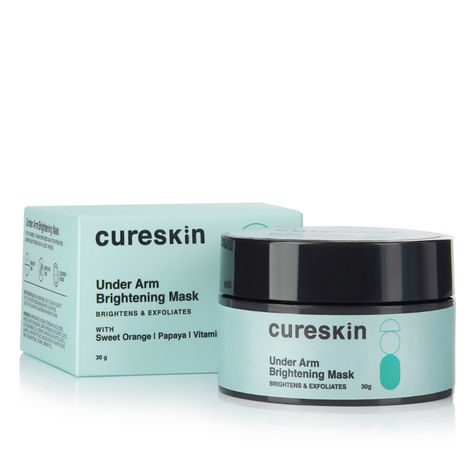 Buy Cureskin Under Arm Brightening Mask with Papaya & Sweet Orange | Dark Underarms & Hyperpigmentation | Under Arm Whitening Cream for Women & Men | Under arm Dark Removing Cream (30 gm)-Purplle