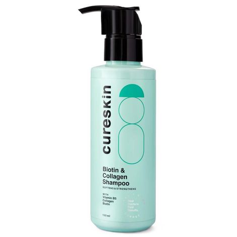 Buy Cureskin Biotin & Collagen Vitamin B5 Glycolipids Shampoo: Strengthen Hair, Reduce Hairfall & Repair Damage (150 ml)-Purplle
