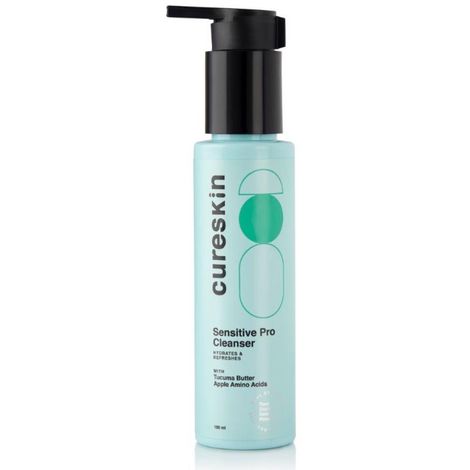 Buy Cureskin Sensitive Pro Cleanser with Tucuma Butter & Apple Extracts for Sensitive Skin Face Wash, 100 ml (Pack of 1)-Purplle