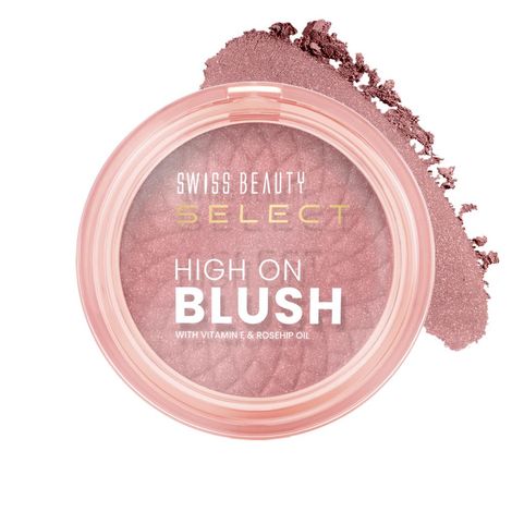 Buy Swiss Beauty Select High on Blush with Natural Matte Finish | Long- Lasting & Non Transferrable stay | Enriched with Vitamin E & Rose oil |2 Soft Pink 8 gm-Purplle