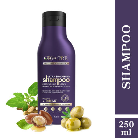 Buy Orgatre Ultra Smoothing shampoo (250ml)-Purplle