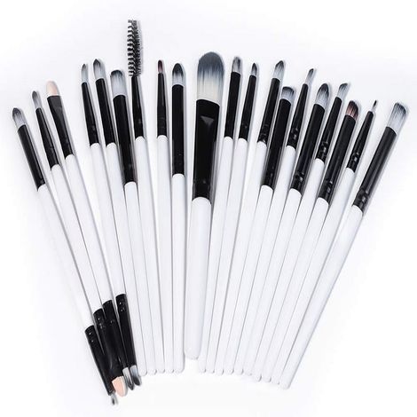 Buy Ronzille Makeup Brush Set Of 20 Pcs White-Purplle