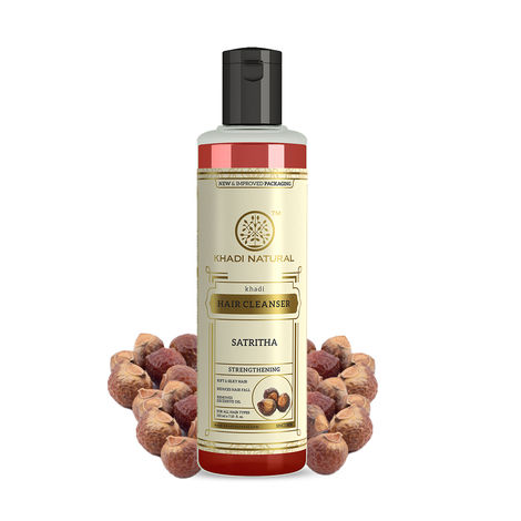 Buy Khadi Natural Satritha Hair Cleanser | Nourishes & Strengthen Hair - (210 ml)-Purplle