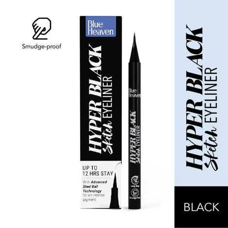 Buy Blue Heaven Hyper Black Sketch Eyeliner Pen with Steel Ball Technology | Waterproof & Smudge Proof | Long Lasting Matte Finish | One Stroke Easy Application |0.6 ml-Purplle