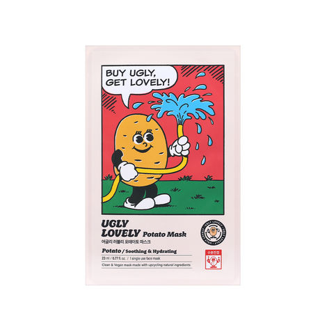 Buy The Face Shop Ugly Lovely Potato Mask sheet 23 gm-Purplle