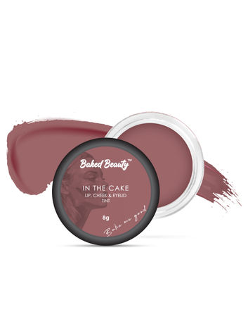 Buy Baked Beauty Lip and Cheek Tint with Long Lasting, Waterproof and Smudgeproof Formula, In The Cake - 8 gm-Purplle