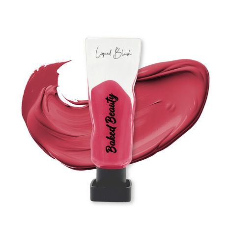 Buy Baked Beauty Liquid Blush with Long Lasting, Lightweight & Higlhly Pigmented Formula for Face Makeup, Flair, Rose Pink, 6 ml-Purplle