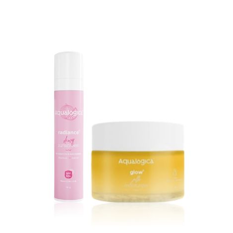 Buy Aqualogica Glow & Radiant Skin Combo (50g+50 gm)-Purplle