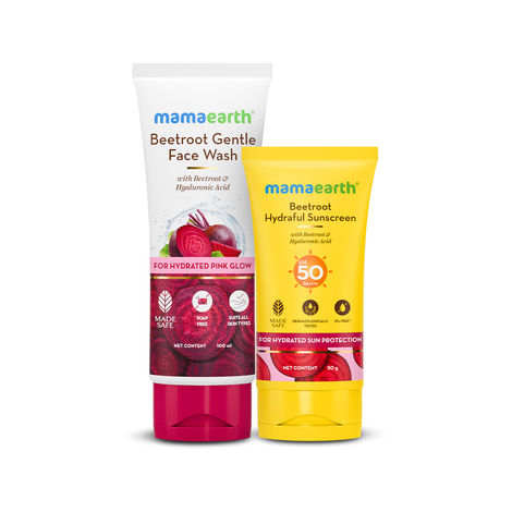 Buy Mamaearth Beetroot Cleanse & Protect Combo - Combo of 2-Purplle