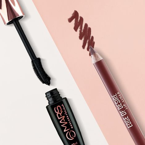 Buy MARS Fabulash Mascara and Lip Liner Combo - Deep Dawn - Combo of 2-Purplle