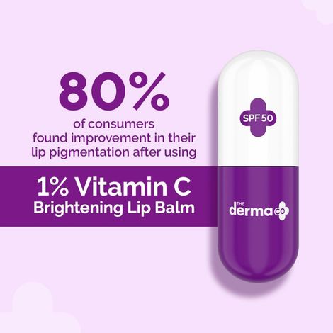 vitamin c for lip pigmentation The Derma Co. 1% Vitamin C Brightening Lip Balm 4.5 gm Reduces Lip  Pigmentation