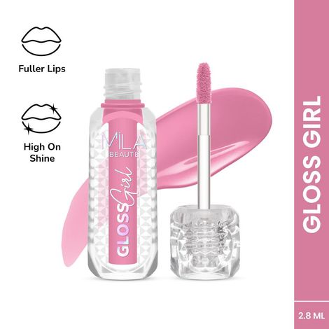 Buy Mila Beaute Gloss Girl High Shine Lip Gloss - 06 That's Me, 2.8 ml-Purplle
