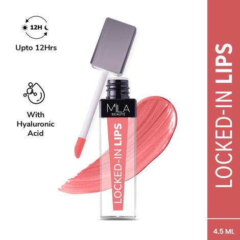 Buy Mila Beaute Non-Transfer Locked-In Liquid Lipstick- 07 Sweet Candy, 4.5 ml-Purplle