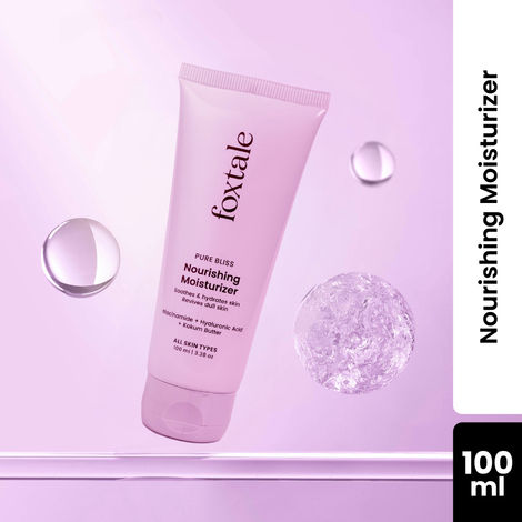 Buy Foxtale Nourishing Moisturiser with Niacinamide +Hyaluronic Acid+Kokum Butter Hydrated Glowing Skin - 100 ml-Purplle