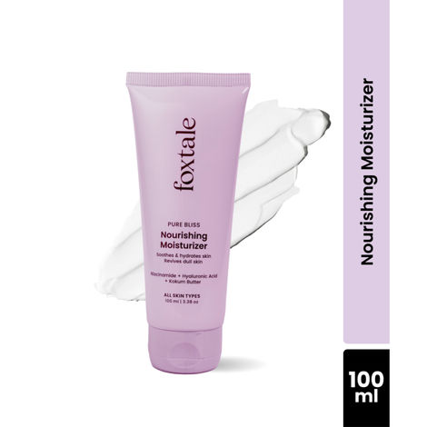 Buy Foxtale Nourishing Face Moisturizer with Niacinamide + Hyaluronic Acid +Kokum Butter- 100 ml-Purplle