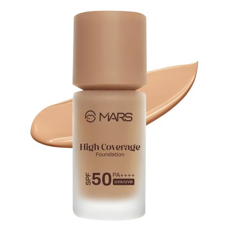Buy MARS High Coverage Liquid Foundation | Blemish Free & Blendable Foundation for Makeup (40 ml) (SHADE-6.5)-Purplle
