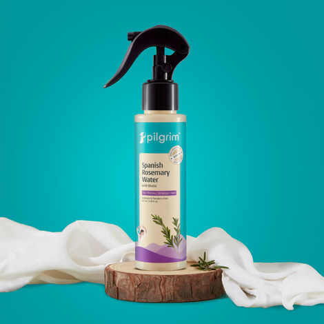 Buy Pilgrim Spanish Rosemary Water With Biotin for Thicker Stronger Hair, 100 ml-Purplle