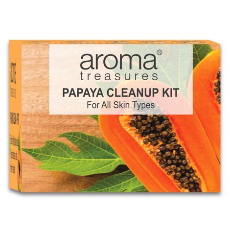 Buy Aroma Treasures Papaya Cleanup Kit - one time use, 25 gm-Purplle