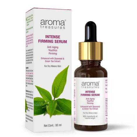 Buy Aroma Treasures Intense Firming anti ageing face serum for dry mature skin type - 30 ml | 96% Natural to Naturally Derived Ingredients | enriched with Seaweed & Green Tea extracts - 30 ml-Purplle