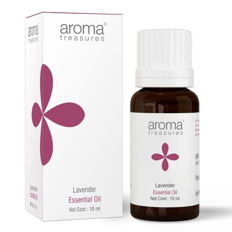 Buy Aroma Treasures 100% Pure & Natural Lavender Essential oil for healthy Skin/body & mind - 10 ml-Purplle