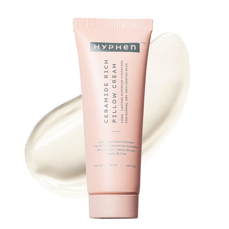 Buy Hyphen Ceramide Rich Pillow Cream | Long-lasting Hydration & Barrier Repair | Soothes & Calms Itchiness & Redness | Dry & Dehydrated Skin - 50 ml-Purplle